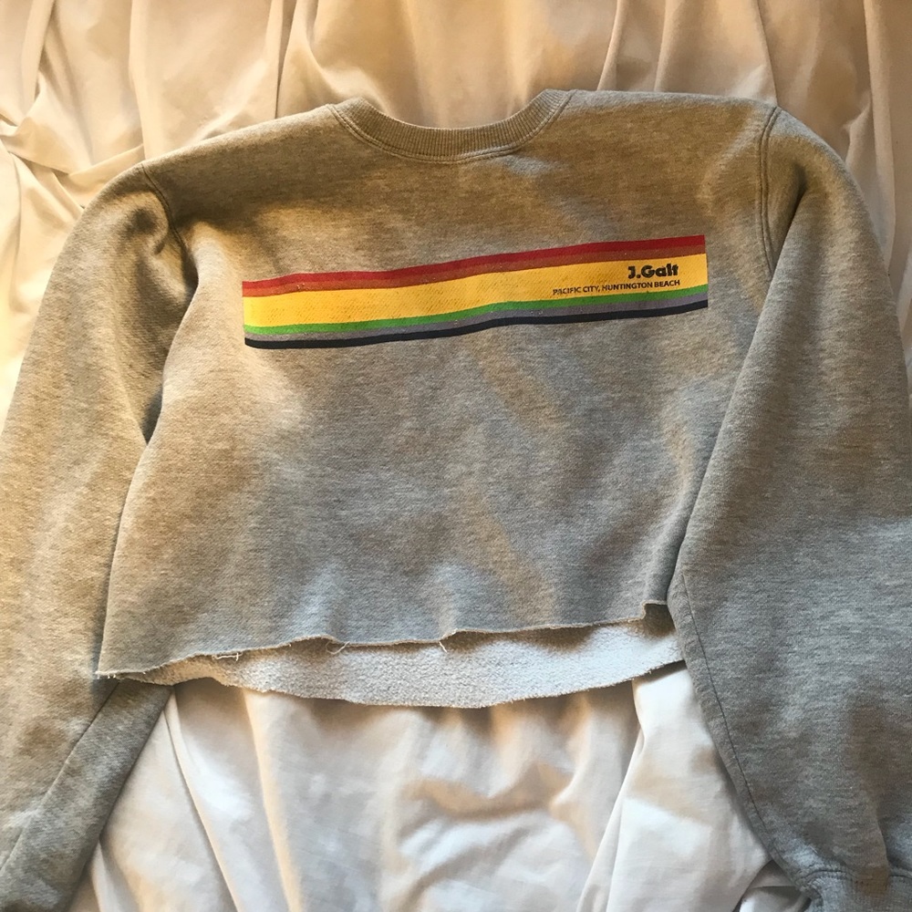 Cropped John Galt sweatshirt